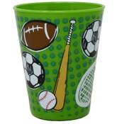 Wholesale - 9" Kids Tapered Tumbler - Sports Print C/P 12, UPC: 789313584376